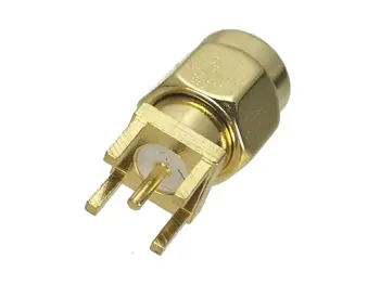 10stk Stik SMA Male plug Lodde printmontage RF Adapter Coaxial Høj Quanlity