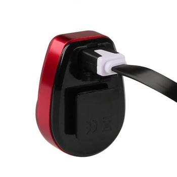 150 Lumen USB-Genopladelig Vandtæt LED Cyklus baglygte Farverige Rød Cykel baglygte BHD2