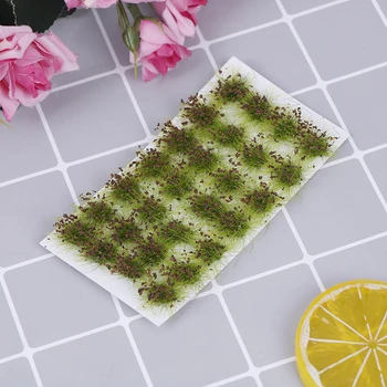 1Pc Miniature Landskab Materielle Model Scene Terræn Produktion Simulering Blomst Cluster Wild Rose Blomst DIY