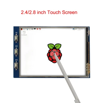 2,4 tommer 2,8 tommer Raspberry Pi 4B Touch Skærm, 320*240 LCD-Skærm Modul til Alle Version Raspberry Pi