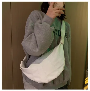 2020 PU læder taske Damer skulder messenger bag Ny trend studerende brystet taske håndtaske Tekstureret