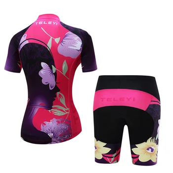 2021 Pro Cycling Tøj til Kvinder, der Passer Team Mountainbike Beklædning Anti-UV-Cykel Bære kortærmet Trøje Sæt