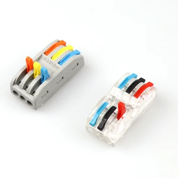 30 50 100 PC ' er Wire stik til mini quick connector universal kompakt klemrække plug-in