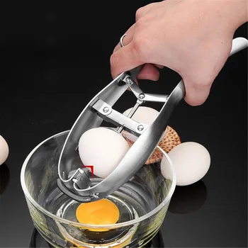 40# Rustfrit Stål Æg Oplukker Æg Skallen Cutter Æg Saks Separator Køkkenredskaber Æg Værktøjer Til Køkken Bekvemmelighed