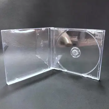 6stk Plast DVD Tilfælde Bærbare CD-Opbevaring Boks CD-Pakke Tilfældet for Home Cinema Shop 4stk 90 Hvid Enkelt-og 2 stk 90 Grå Enkelt