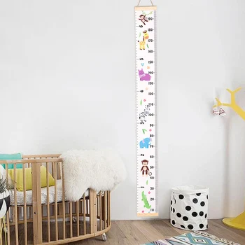 Baby Barn Børn Height Hersker Vækst Size Chart Højde Måle Hersker Wall Sticker Til Rummet, boligindretning INS