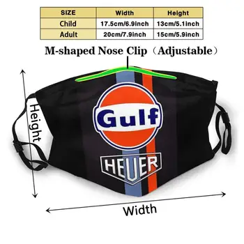 Bedst Sælgende Af Gulf Racing Olie International Club Ansigt Maske Med Filter Acing Golf Bil Motorsport Olie Gas Gt40 Vintage 917
