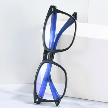 Blåt Lys Blokering Briller til Kvinder/Mænd Brille Ramme Firkantede Sorte Optisk Computer Læsning Briller strålingsbeskyttelse