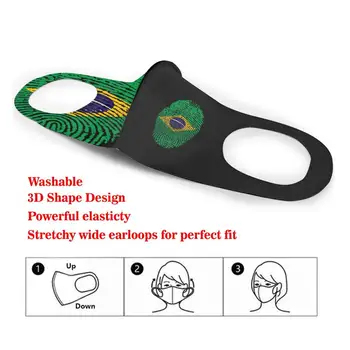 Brasilien masker til kim beskyttelse for voksne masque da tissu lavable enfant maske pm2.5 sjove pattem print grimasse, ghost