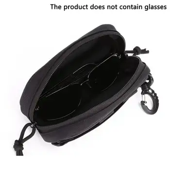 Briller Sag Bærbare Solbriller Boks Opbevaring Taktiske Molle Goggle Protector Camouflage EDC Tilbehør Taske Udendørs Tasker