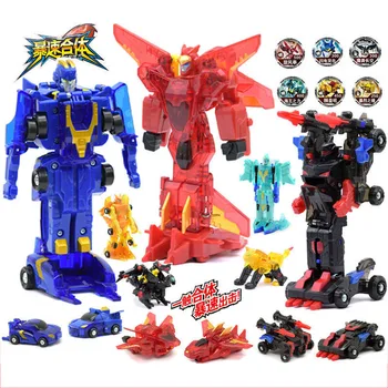 Burst-Hastigheden Vilde Fusionere Deformation Robot Børn Toy Action Figurer Vender Fange Omdanne Robot Til Drenge Legetøj Fødselsdag Gave