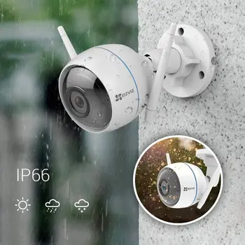 EZVIZ Udendørs WiFi Bullet Kamera IP66 Vandtæt Intelligent Motion Detection Night Vision 2,4 GHz WiFi ezTube 1080p 720p