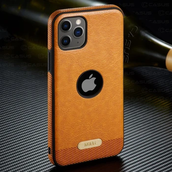For iPhone-11 11 Pro 11 Pro Max antal Tilfælde Luksus Læder Tilbage Ultra Tynd Cover for iPhone XS ANTAL XR Xs X 8 8Plus 7 7Plus Sag