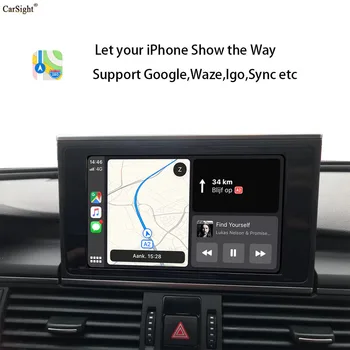 I-Bil-Tv med Spejl Trådløs Android Auto Eftermontering Apple Carplay Løsning, for AUDI MMI 2G 3G 4G-A1-Q2 A3 Q3 A4 A5 Q5 A6 A8 Q7