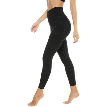 Kvindelige Hurtig Tør Ren Lomme Ankel Længde Yoga Bukser Hofte Løft Bodybuilding Åndbar Komfortabel Elastisk Yoga Bukser Yoga Klud