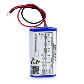 LiitoKala 3,7 V 5200mAh 18650 Lithium Batteri Fiskeri LED Lys Bluetooth Højttaler 4.2 V Nødsituation DIY batterier+2P plug