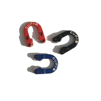 Metal D-Ring Aluminium U Nock Bowstring Sikkerhed Reb Ring U Loop Sort/Rød/Blå Spænde Bue Og Pil Jagt