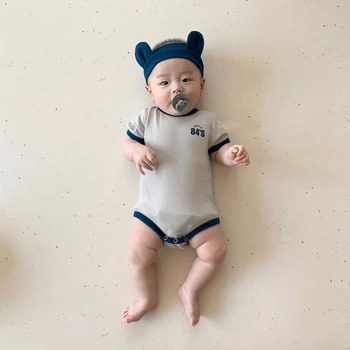 MILANCEL baby drenge tøj, sports stil baby body ren bomuld baby dreng bodyer infant piger tøj med hovedbøjle
