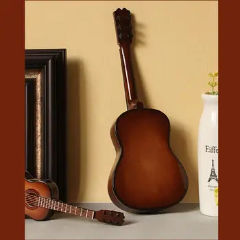 Mini Klassisk Guitar Træ-Miniature Guitar Model musikinstrument 2021 Guitarra Dekoration Gift med Sagen Stå Og