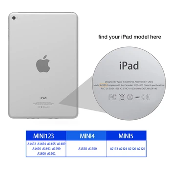Silikone etui til iPad mini 5 4 3 2 1 7.9 Kid venlige Bære til iPad mini 4 Stødsikkert Vaskbar Tablet etui til iPad mini 5