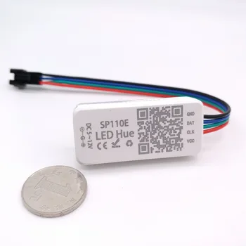 SP110E ; Bluetooth Pixel led Controller med smart phone-APP Til WS2812B SK6812 DMX512 1903 DM5-12V