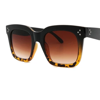 Square solbriller kvinder 2020 vintage sort Luksus overdimensionerede gradient kvindelige solbriller mode nuancer briller gafas de sol