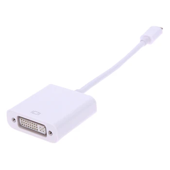 Type C USB-C han til DVI-female adapter understøtter 1080P USB 3.1 til MacBook og chrombook DVI Udvidet Power Adapter Kabel