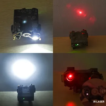 WADSN Airsoft DBAL-A2 Red Dot IR-Laser-Syn, der Sigter LED Hvid Strobe Lys Softair Tatical PEQ Laser Jagt Våben Scoutlight