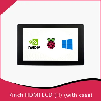 Waveshare 7inch Raspberry Pi HDMI LCD-Skærm Touch Skærm understøtter Raspberry Pi 4/3/2 Jetson NANO DEV Kit