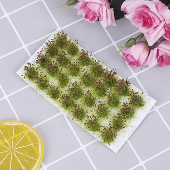 1Pc Miniature Landskab Materielle Model Scene Terræn Produktion Simulering Blomst Cluster Wild Rose Blomst DIY