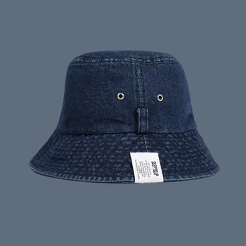 2020 Bomuld Farve Fortykkelse Bucket Hat Fiskeren Hat til Udendørs Rejse Hat Solen Cap Hatte til Cool Kvinder Mand