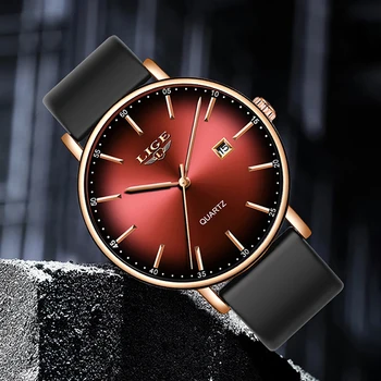 2020 Kreative Se Mænd LIGE Top Mærke Mode Luksus Quartz Ure Herre Vandtæt Silikone Rem Mandlige Sport Armbåndsur Reloj