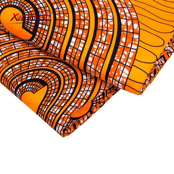 2021 Nye Ankomst Garanti for Ægte Voks Afrikanske Ankara Ægte Voks Ghana Voks 6 M Afrikanske Print Stof af Høj Kvalitet Polyester FP6401
