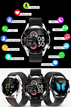 2021 Smartwatch Mand Android Smart Ur Armbånd Med at Besvare Opkald Smartwatches Vandtæt Ur Tilsluttet Iphone Xiaomi VS L13