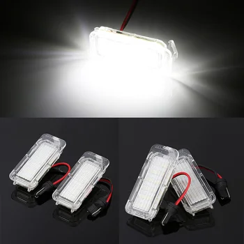 2stk Bil Nummerplade Lys 12V LED-Lamper signal Lys Hale Lys For Ford Focus 3 C-MAX S-MAX Mondeo 4 Galaxy KUGA
