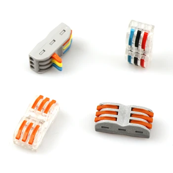 30 50 100 PC ' er Wire stik til mini quick connector universal kompakt klemrække plug-in
