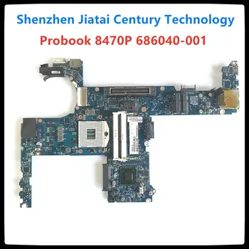 686040-001 Laptop bundkort til HP Promo Probook 6470B 8470P bundkort 686040-501 Bærbare PC bundkort Fuld Testet