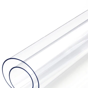 Bløde Glas, Dug Transparent PVC-dug Vandtæt Oilproof Køkken spisebord Dækning for Rektangulære Bord 1,0 mm