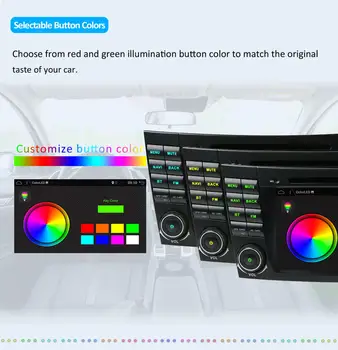 Bosion Android 10 2 din bil DVD-afspiller Til Mercedes Benz E-klasse W211 E200 E220 E300 E350 E24 Bluetooth-Radio, Stereo audio media