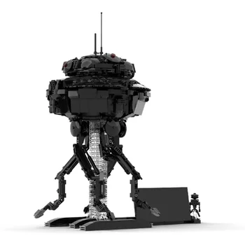 Buildmoc Technic Droid MOC Stjernede Filmens Figurer Imperial Sort Sonde-Robot Model byggesten Mursten Technic Legetøj For Børn