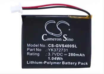 Cameron Sino 280mAh batteri til GOLF BUDDY DSC-GB750 DSC-GB900 Stemme 2 GPS Afstandsmåler Plus VS4 PL482730 YK372731