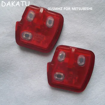 DAKATU Keyless Entry-Tast 2-Knappen 315MHz Fjernbetjening yrelsen Fob for Mitsubishi Outlander Fjernbetjeningen 315MHZ/433MHZ