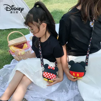 Disney Mickey Mouse Kvinder Shoulder Taske Mode Nye Minnie Mouse Dame Håndtaske 2020 Pige Shopping Opbevaring Poser