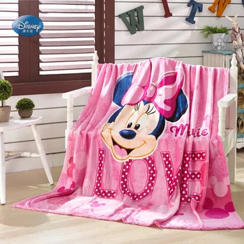 Disney Tegnefilm Mickey Mouse, Minnie, Bløde Flonel Tæppe Smide for Drenge og Piger på en Seng, Sofa Couch 150X200CM Børn Gave