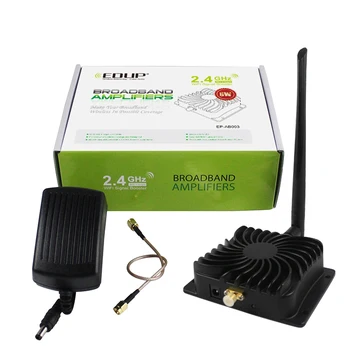 EDUP EP-AB003 2,4 Ghz 8W 802.11 n Trådløse Wifi Signal Booster Forstærker Bredbånd Forstærkere for Trådløse Router wireless adapter