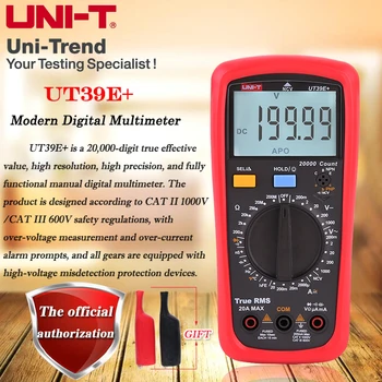 ENHED UT39E+ Høj præcision og høj opløsning True RMS Moderne Digital Multimeter Reparation Universal Meter