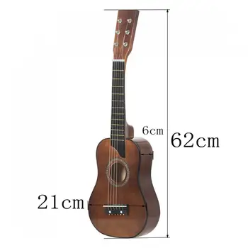 Guitar 25 Tommer Basswood Akustisk Guitar Pick-Strenge Store Guitar til Børn og Begyndere Guitar Sæt
