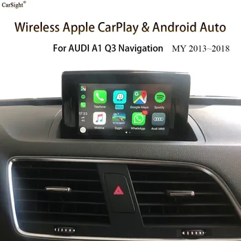 I-Bil-Tv med Spejl Trådløs Android Auto Eftermontering Apple Carplay Løsning, for AUDI MMI 2G 3G 4G-A1-Q2 A3 Q3 A4 A5 Q5 A6 A8 Q7
