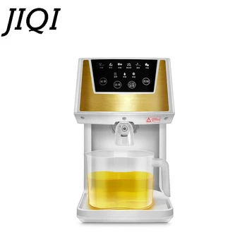 JIQI Olie Udvinding Kage Olie Tryk på Maskine Elektrisk Mini-Extractor Automatisk Frø Møtrik Peanut Sesam Varme Stegt Olie Trykfod