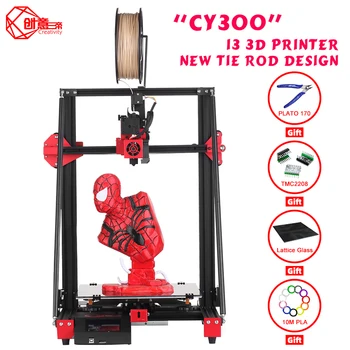 Kreativitet I3 FDM CY300 3D-printer TMC2208 drev 3DTOUCH 300x300x400 Stor Størrelse, Høj Præcision og høj kvalitet 3D-printer kit